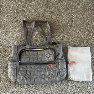 Skip hop quilted diaper bag
